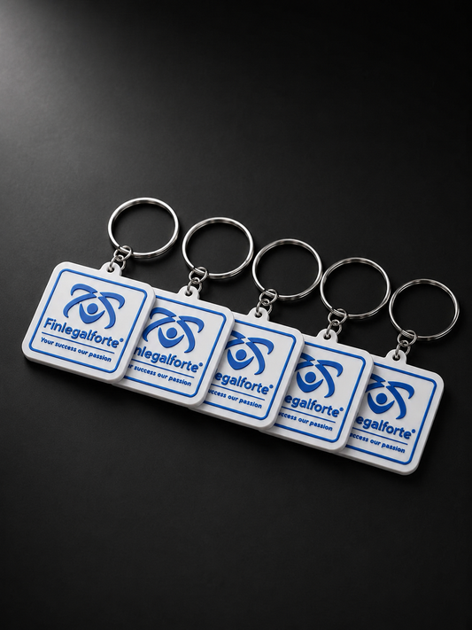 Custom 3D Printed Branded keychains (50 pcs)