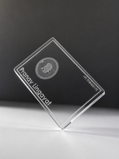 Transparent Acrylic NFC Business Card